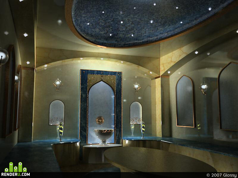 Glossy. Hamam