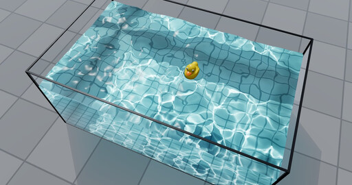 Water caustics in the browser are computed as light rays in real time