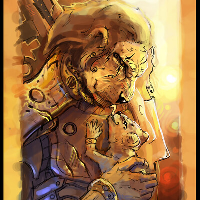 Father and son
