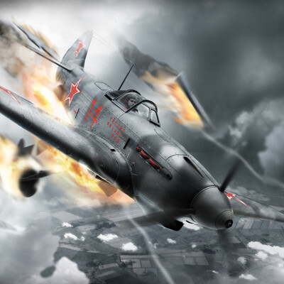 YAK-9. Padenie Asa.