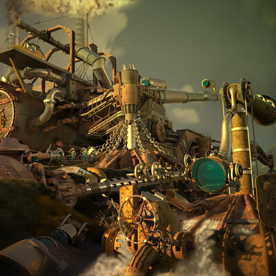 Attention! Steam militarism