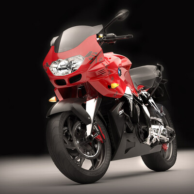 BMW K1200R Red
