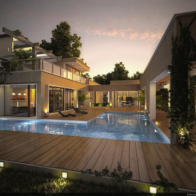 House with pool