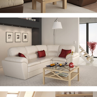 5 renderov divana "Orion"