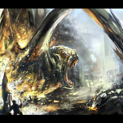 Drakon v gorode