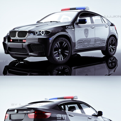 BWM X6 police car