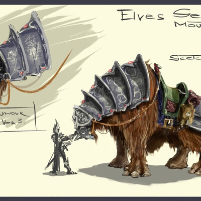 Elves "Seige" Mount