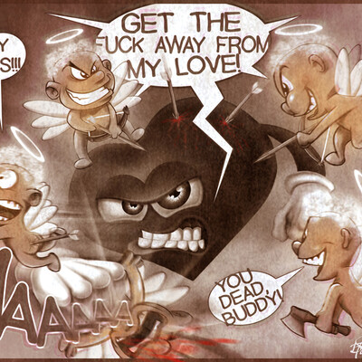 get the f..k from my love