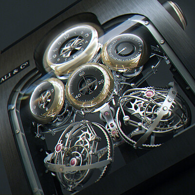 TwinForce Gyro-Tourbillon