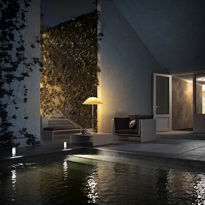 exterior - night view