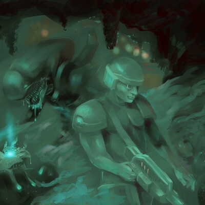Alien vs Space Marine