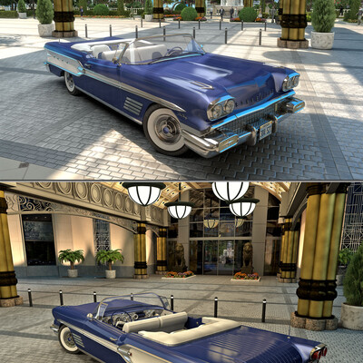 Pontiac Bonneville 1958 goda