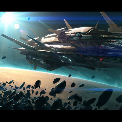 Asteroid shore