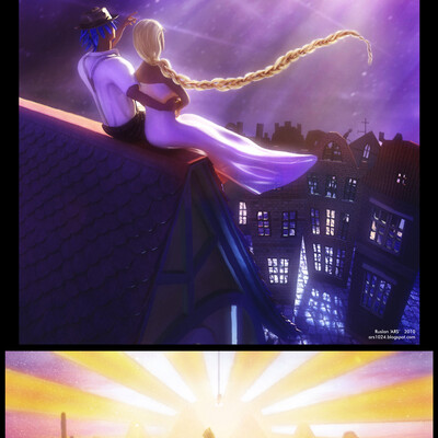 moonlight and sunset pics