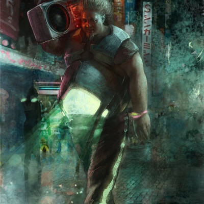 neon street