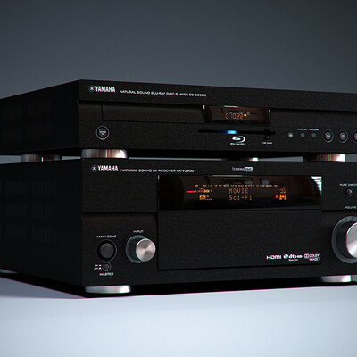 Resiver i blu-ray pleer 