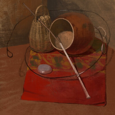 Natyurmort s berimbau