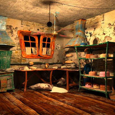 dirty kitchen
