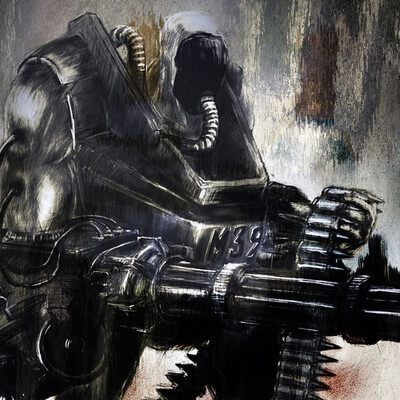 Heavy assault mutant trooper