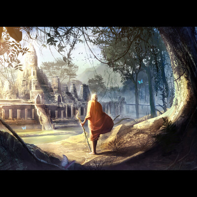 Deserted temple