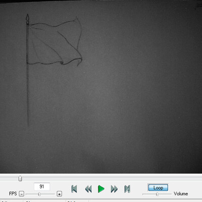 2d traditional animation flag 