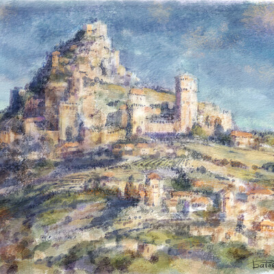 False watercolors