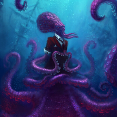 supervillain in the underwater world