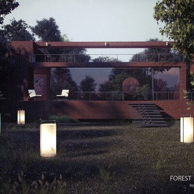 Forest house