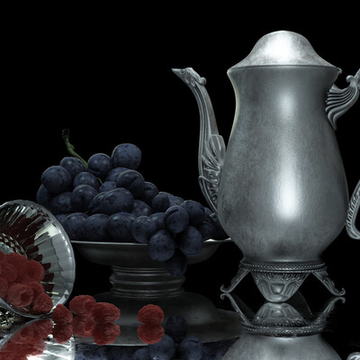 Still Life with Grapes