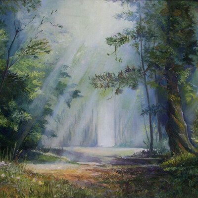 In the woods