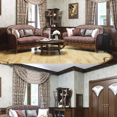 Livingroom Art Nouveau