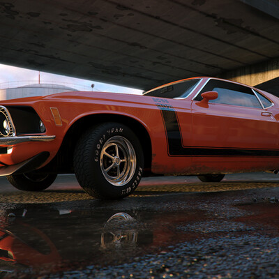 Mustang. After the rain.