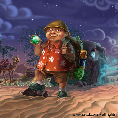 Fat treasure hunter