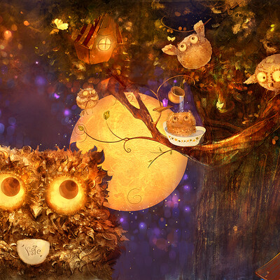 when the owl go to bed?