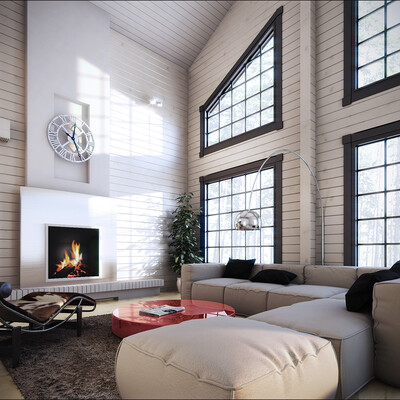 wooden apartments