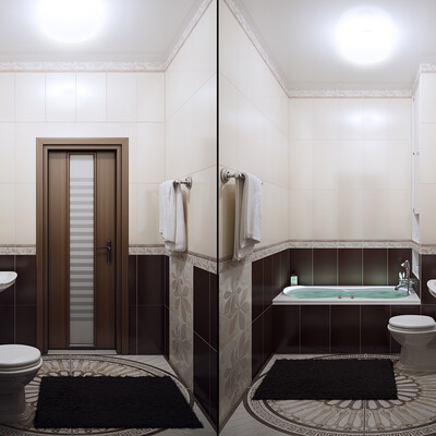 Bathroom in a countryside house 2