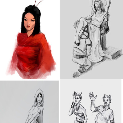 Speed paintings