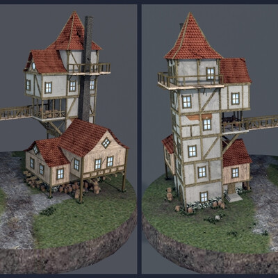 oldhouse low-poly