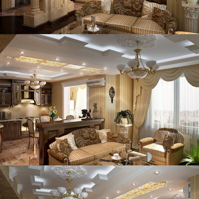 Living room in classic style
