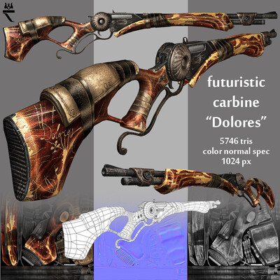 futuristic carbine “Dolores”