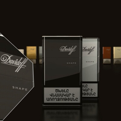 Presentation of Davidoff Cigarettes by human3DStudio vol.1