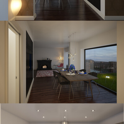 kitchen - dining room
