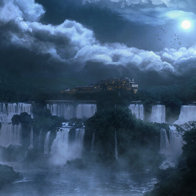 Night at the Falls