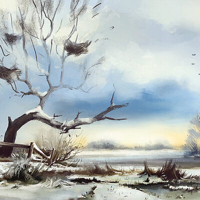 the end of winter