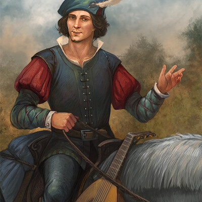 Dandelion the bard