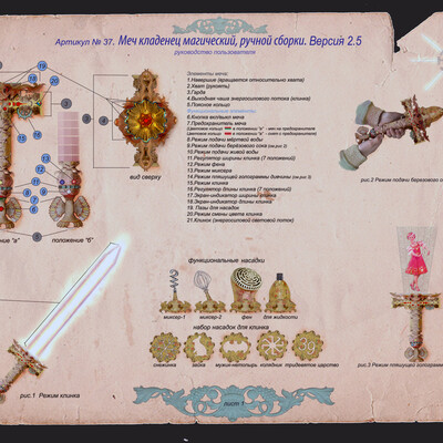 Magic epic sword