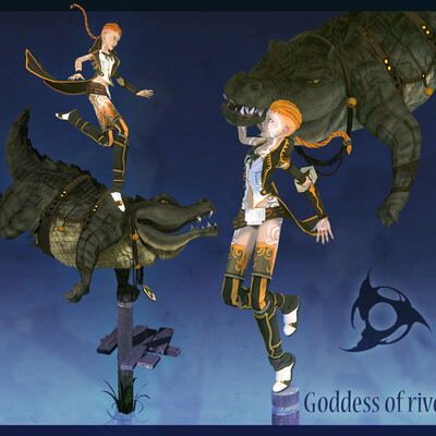 the goddess of the rivers