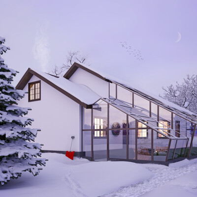 Winter garden.