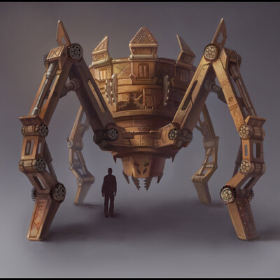 Steampunk sawmill