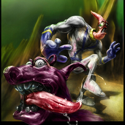 Earthworm Jim & Peter Puppy 